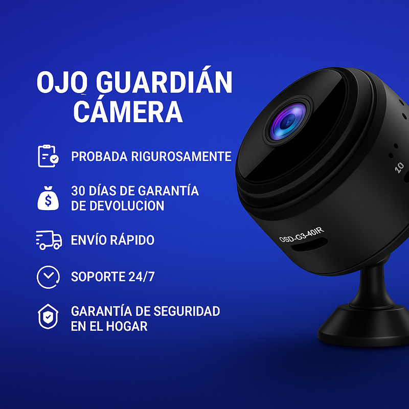 Ojo Guardián™ – Cámara Invisible de Seguridad 360° Sin Cuotas