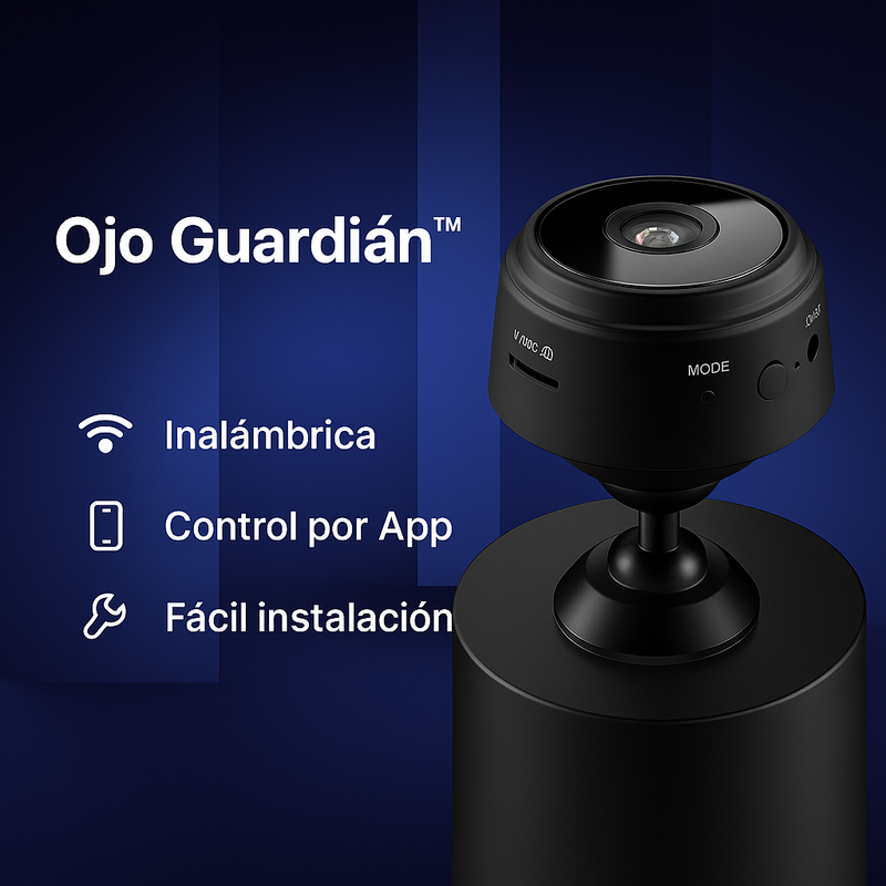 Ojo Guardián™ – Cámara Invisible de Seguridad 360° Sin Cuotas