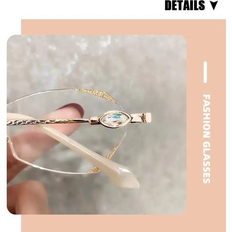 GAFAS FEMENINAS DIAMANTADAS CON PROTECCIÓN CONTRA LA LUZ AZUL PARA PRESBICIA! -60% 🎁