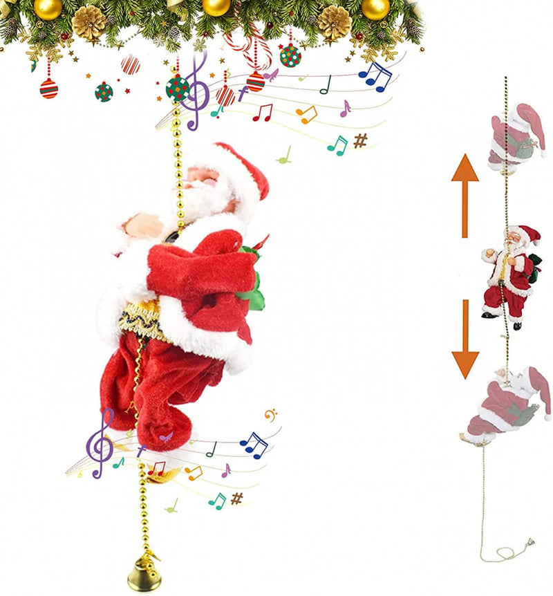 Santa Claus Escalador Musical Preventa Navideña